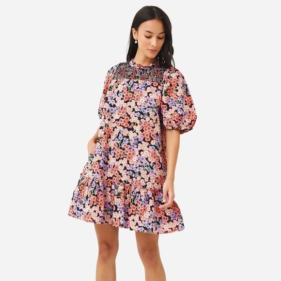 Banjanan Nicole Peplum Babydoll Dress - Picture 2 of 7